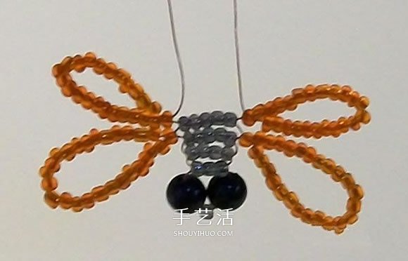 串珠蜻蜓的DIY方法 串珠手工制作蜻蜓圖解 -  rpnrmr.com