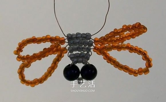串珠蜻蜓的DIY方法 串珠手工制作蜻蜓圖解 -  rpnrmr.com