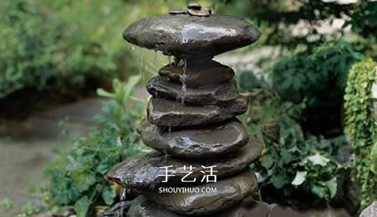 自制滴水噴泉的方法 花園滴水噴泉DIY圖解 -  rpnrmr.com