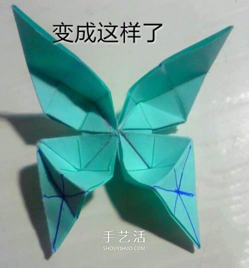 鳳尾蝶折紙圖解教程 手工鳳尾蝶的折法步驟 -  rpnrmr.com