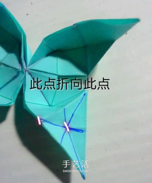 鳳尾蝶折紙圖解教程 手工鳳尾蝶的折法步驟 -  rpnrmr.com