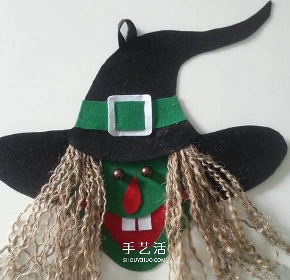 萬圣節(jié)女巫的制作方法 手工布藝女巫裝飾DIY -  rpnrmr.com