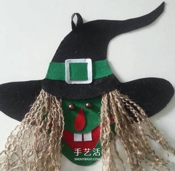 萬圣節(jié)女巫的制作方法 手工布藝女巫裝飾DIY -  rpnrmr.com