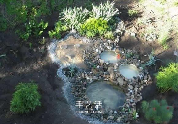 輪胎廢物利用DIY池子 用廢舊輪胎制作池塘 -  rpnrmr.com
