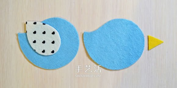 不織布小鳥(niǎo)冰箱貼DIY 手工布藝小鳥(niǎo)冰箱貼制作 -  rpnrmr.com