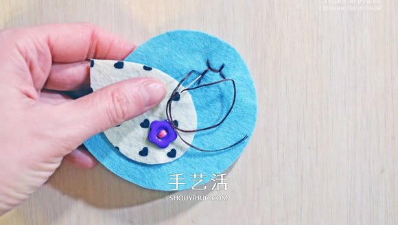 不織布小鳥(niǎo)冰箱貼DIY 手工布藝小鳥(niǎo)冰箱貼制作 -  rpnrmr.com