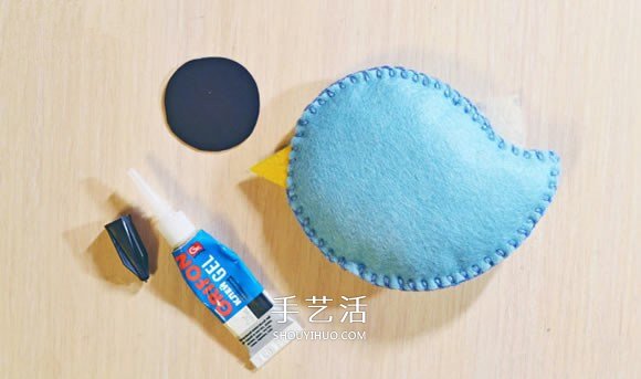 不織布小鳥(niǎo)冰箱貼DIY 手工布藝小鳥(niǎo)冰箱貼制作 -  rpnrmr.com
