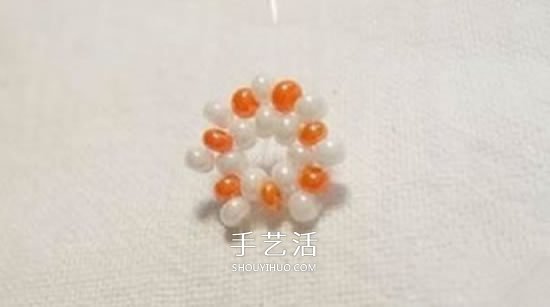 串珠制作橙瓣鑰匙鏈 水果風(fēng)串珠鑰匙掛件DIY -  rpnrmr.com