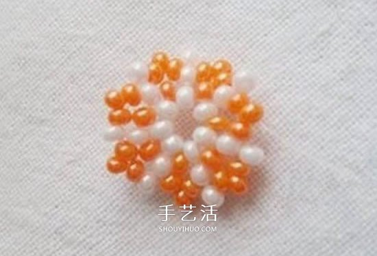 串珠制作橙瓣鑰匙鏈 水果風(fēng)串珠鑰匙掛件DIY -  rpnrmr.com