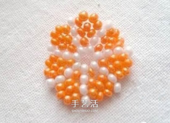 串珠制作橙瓣鑰匙鏈 水果風(fēng)串珠鑰匙掛件DIY -  rpnrmr.com