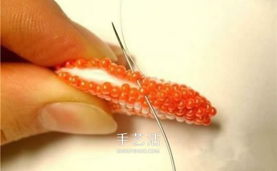 串珠制作橙瓣鑰匙鏈 水果風(fēng)串珠鑰匙掛件DIY -  rpnrmr.com