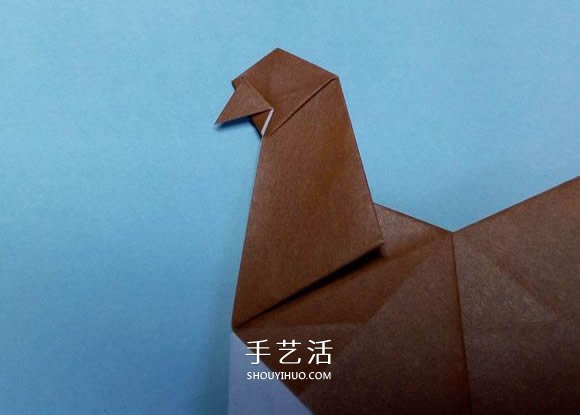 折紙母雞的方法圖解 怎么折母雞的折法步驟 -  rpnrmr.com