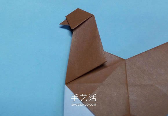 折紙母雞的方法圖解 怎么折母雞的折法步驟 -  rpnrmr.com