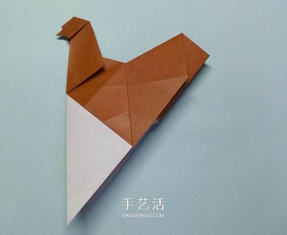 折紙母雞的方法圖解 怎么折母雞的折法步驟 -  rpnrmr.com