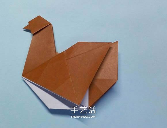 折紙母雞的方法圖解 怎么折母雞的折法步驟 -  rpnrmr.com