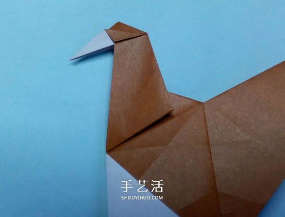 折紙母雞的方法圖解 怎么折母雞的折法步驟 -  rpnrmr.com
