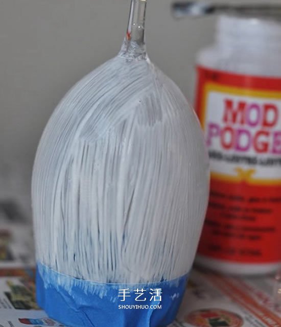 華麗高腳杯改造教程 閃粉改造高腳玻璃杯DIY -  rpnrmr.com