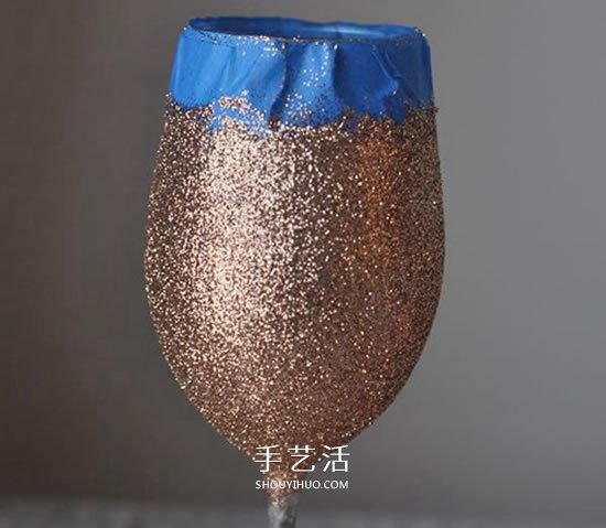 華麗高腳杯改造教程 閃粉改造高腳玻璃杯DIY -  rpnrmr.com