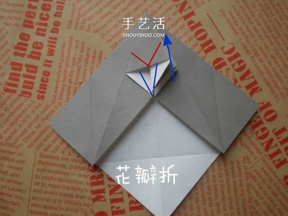 可愛小狗的折法圖解 手工折紙小狗的步驟圖 -  rpnrmr.com