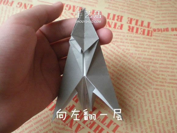 可愛小狗的折法圖解 手工折紙小狗的步驟圖 -  rpnrmr.com