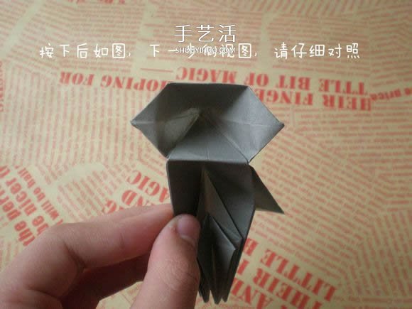 可愛小狗的折法圖解 手工折紙小狗的步驟圖 -  rpnrmr.com