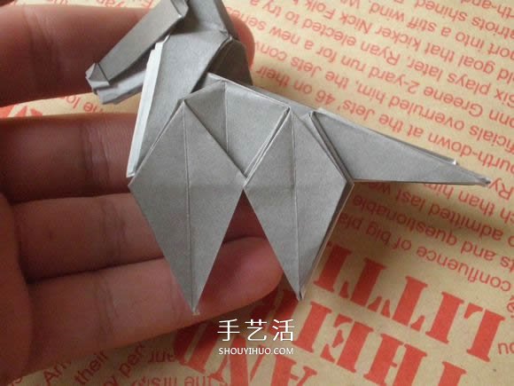 可愛小狗的折法圖解 手工折紙小狗的步驟圖 -  rpnrmr.com