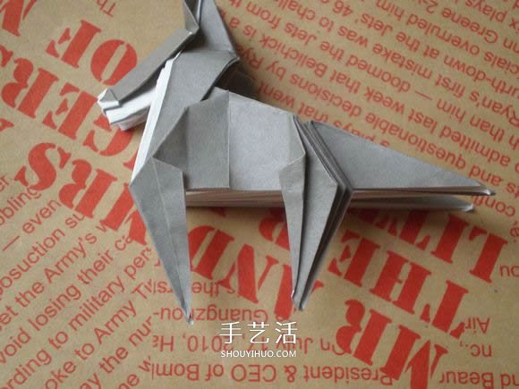 可愛小狗的折法圖解 手工折紙小狗的步驟圖 -  rpnrmr.com