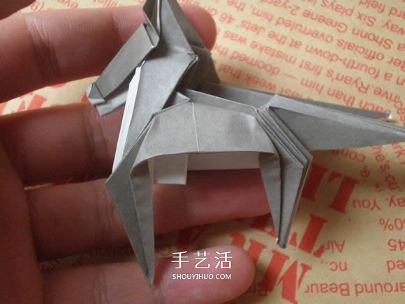 可愛小狗的折法圖解 手工折紙小狗的步驟圖 -  rpnrmr.com