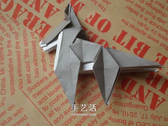 可愛小狗的折法圖解 手工折紙小狗的步驟圖 -  rpnrmr.com