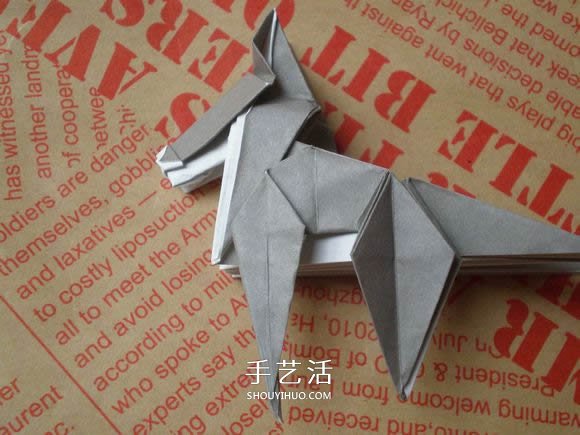 可愛小狗的折法圖解 手工折紙小狗的步驟圖 -  rpnrmr.com
