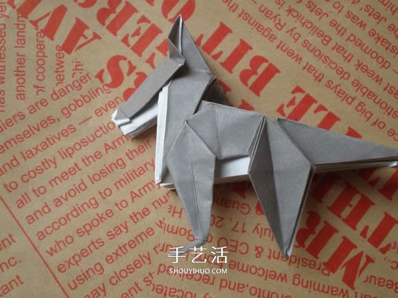 可愛小狗的折法圖解 手工折紙小狗的步驟圖 -  rpnrmr.com