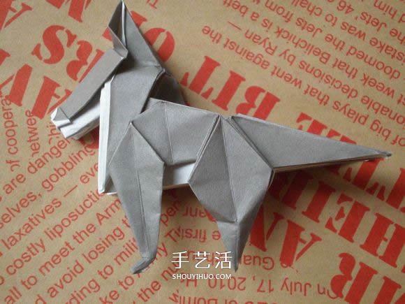 可愛小狗的折法圖解 手工折紙小狗的步驟圖 -  rpnrmr.com