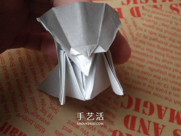 可愛小狗的折法圖解 手工折紙小狗的步驟圖 -  rpnrmr.com