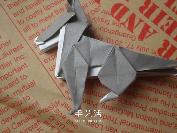 可愛小狗的折法圖解 手工折紙小狗的步驟圖 -  rpnrmr.com