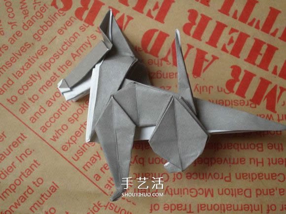 可愛小狗的折法圖解 手工折紙小狗的步驟圖 -  rpnrmr.com