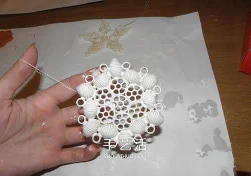 意大利面制作雪花掛飾 自制意大利面雪花方法 -  rpnrmr.com