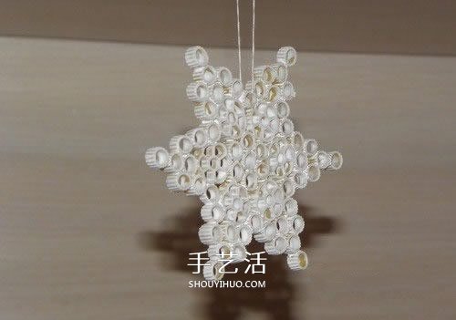 意大利面制作雪花掛飾 自制意大利面雪花方法 -  rpnrmr.com