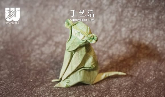 逼真的猴子折紙圖解 手工折紙小猴子的折法 -  rpnrmr.com