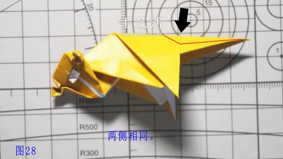 逼真的猴子折紙圖解 手工折紙小猴子的折法 -  rpnrmr.com