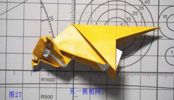 逼真的猴子折紙圖解 手工折紙小猴子的折法 -  rpnrmr.com