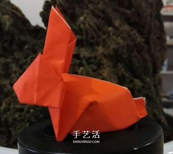 手工折紙兔子的圖解 怎么折兔子的方法步驟 -  rpnrmr.com