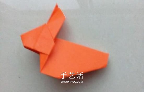 手工折紙兔子的圖解 怎么折兔子的方法步驟 -  rpnrmr.com