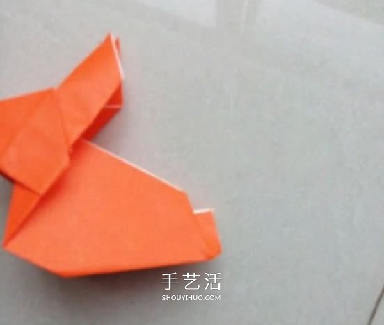 手工折紙兔子的圖解 怎么折兔子的方法步驟 -  rpnrmr.com