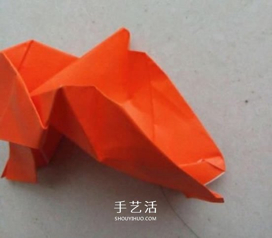 手工折紙兔子的圖解 怎么折兔子的方法步驟 -  rpnrmr.com