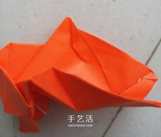 手工折紙兔子的圖解 怎么折兔子的方法步驟 -  rpnrmr.com