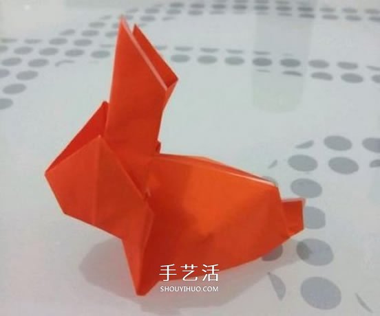 手工折紙兔子的圖解 怎么折兔子的方法步驟 -  rpnrmr.com