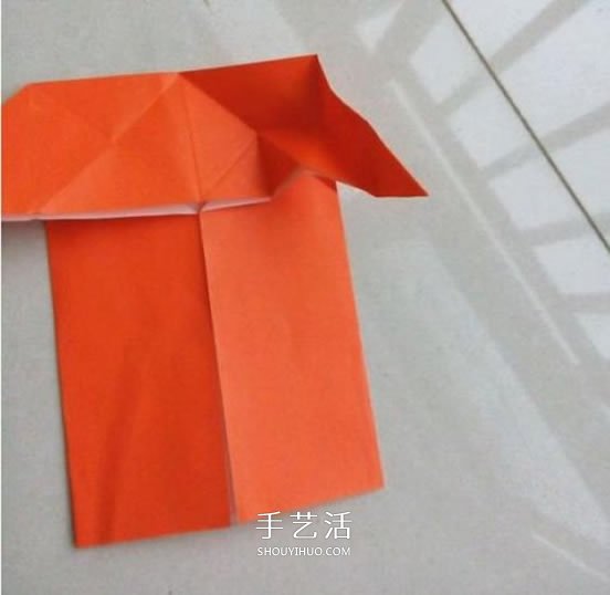 手工折紙兔子的圖解 怎么折兔子的方法步驟 -  rpnrmr.com