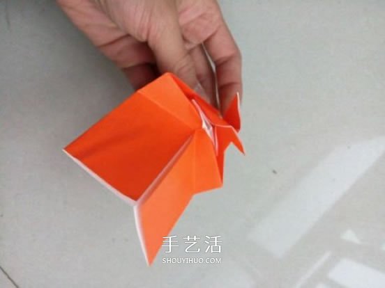 手工折紙兔子的圖解 怎么折兔子的方法步驟 -  rpnrmr.com