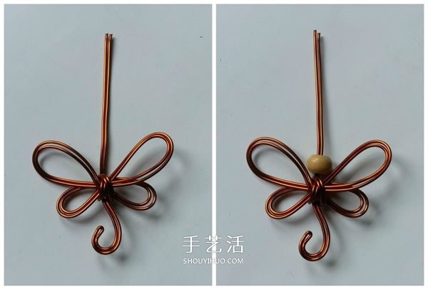 金屬絲制作蜻蜓掛飾 自制金屬絲蜻蜓小飾品 -  rpnrmr.com