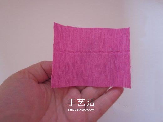 皺紋紙?zhí)枪ǖ淖龇?皺紋紙玫瑰花手工制作 -  rpnrmr.com